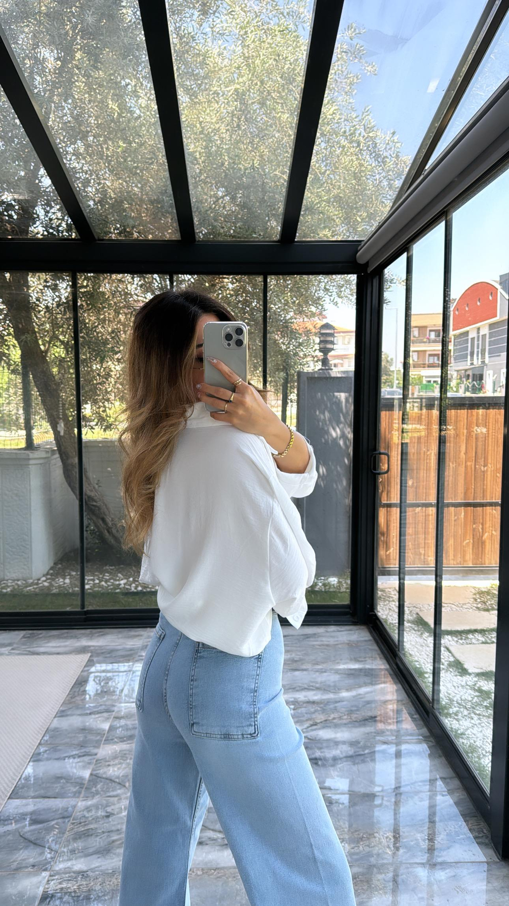 ZR Yüksek Bel Likralı Jean
