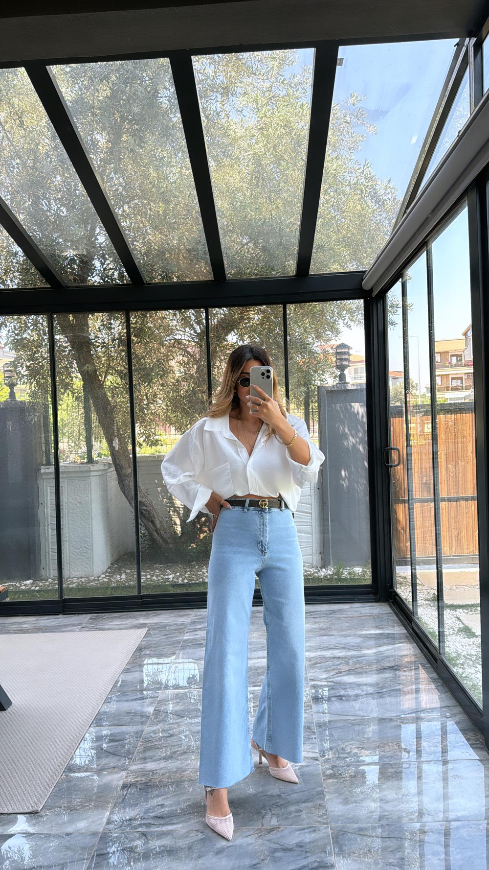 ZR Yüksek Bel Likralı Jean