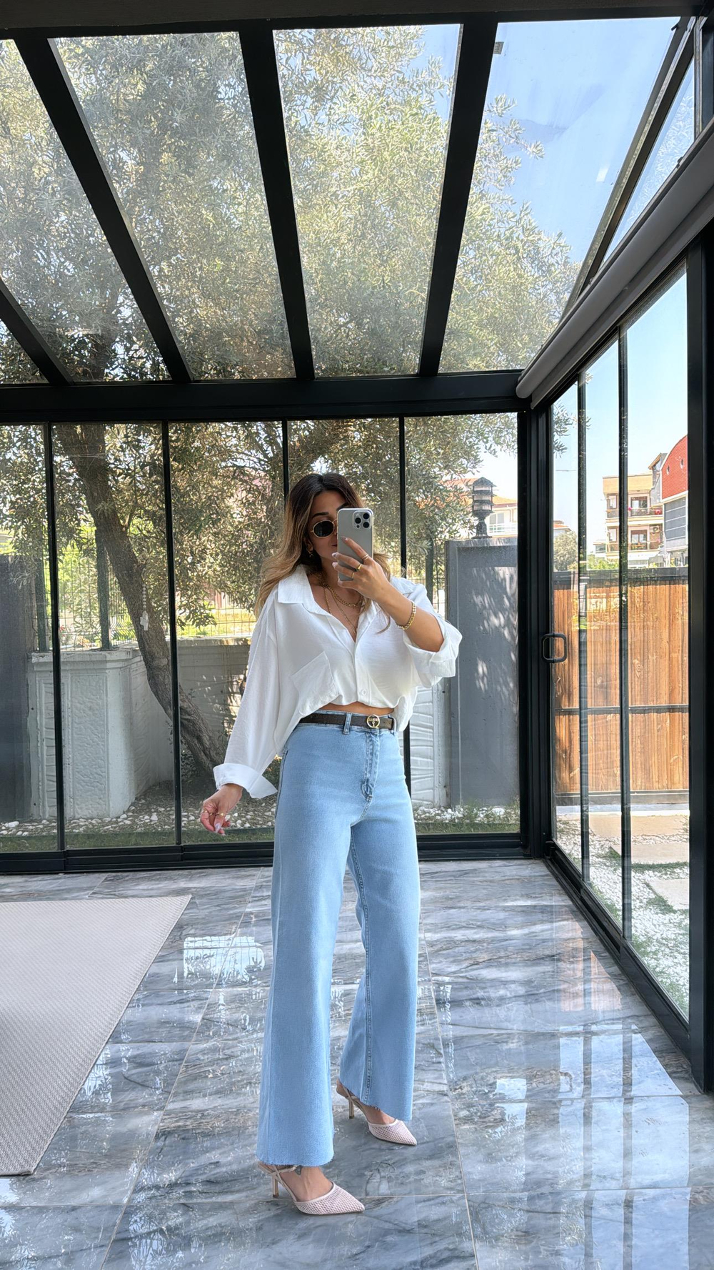 ZR Yüksek Bel Likralı Jean