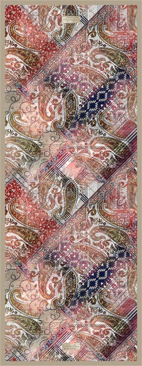 Nostalji Herbal Şal 9106 - 01 - 70x190