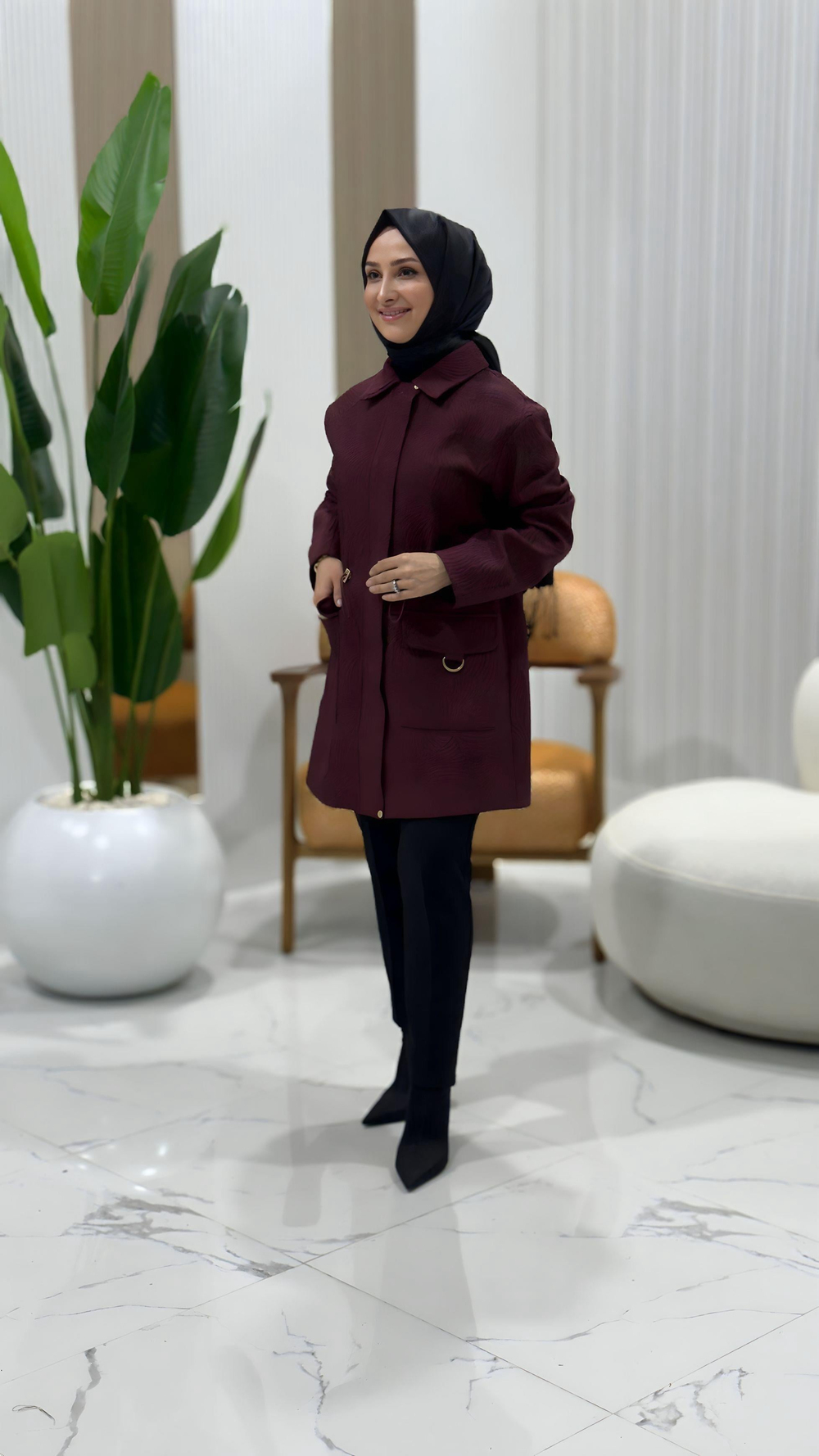 ARMİNE TREND CEP KAPAĞI HALKA DETAYLI KAP- 25KT525