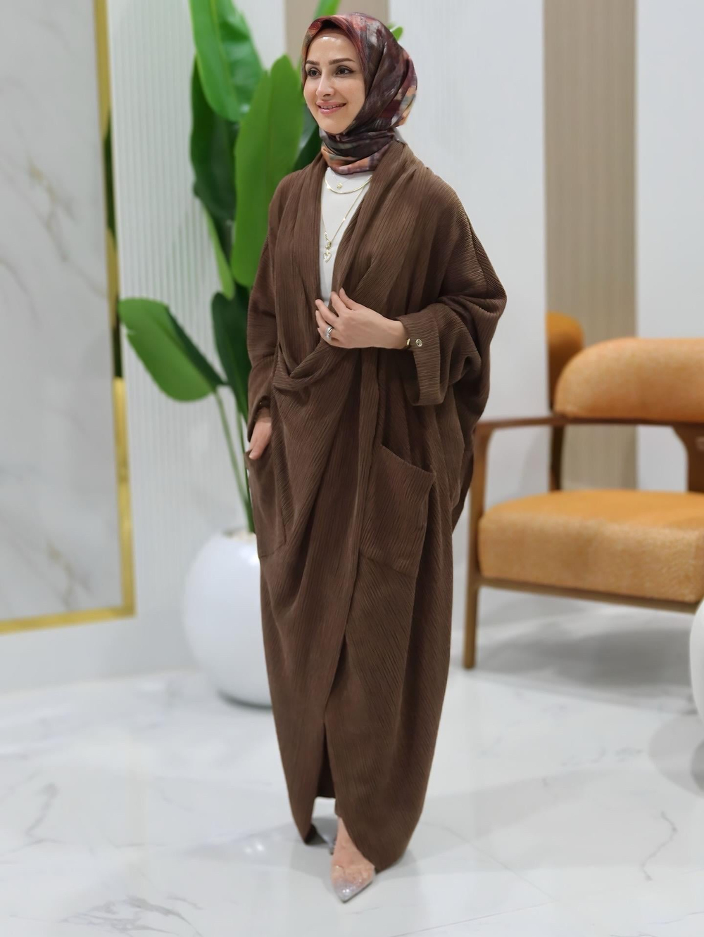 ARMİNE TREND DEGAJE YAKA CEPLİ SALAŞ KESİM İKİLİ TAKIM- 24KT633