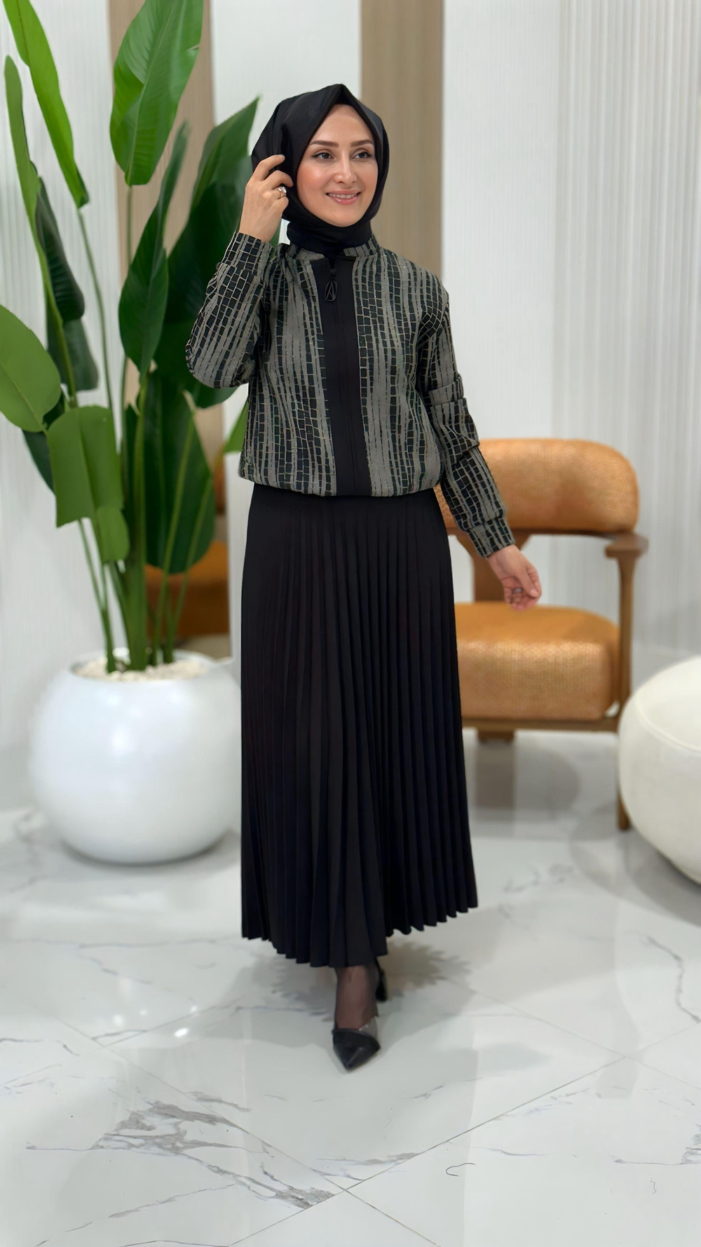 ARMİNE TREND ETEKLİ TAKIM-  25KT650