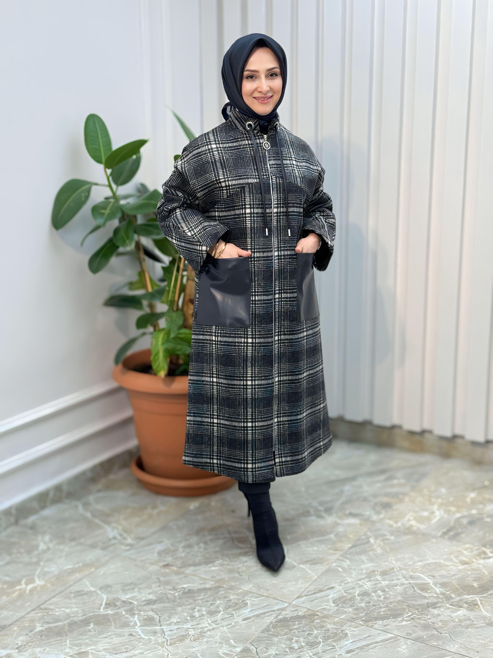 ARMİNE TREND KAŞE KABAN-22KT522
