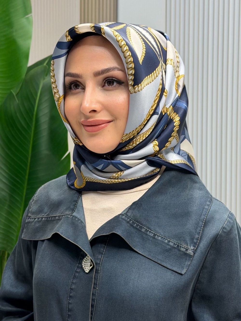 ARMİNE TWILL İPEK EŞARP - 9531-2