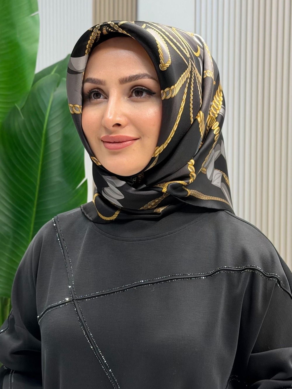 ARMİNE TWILL İPEK EŞARP - 9531-84