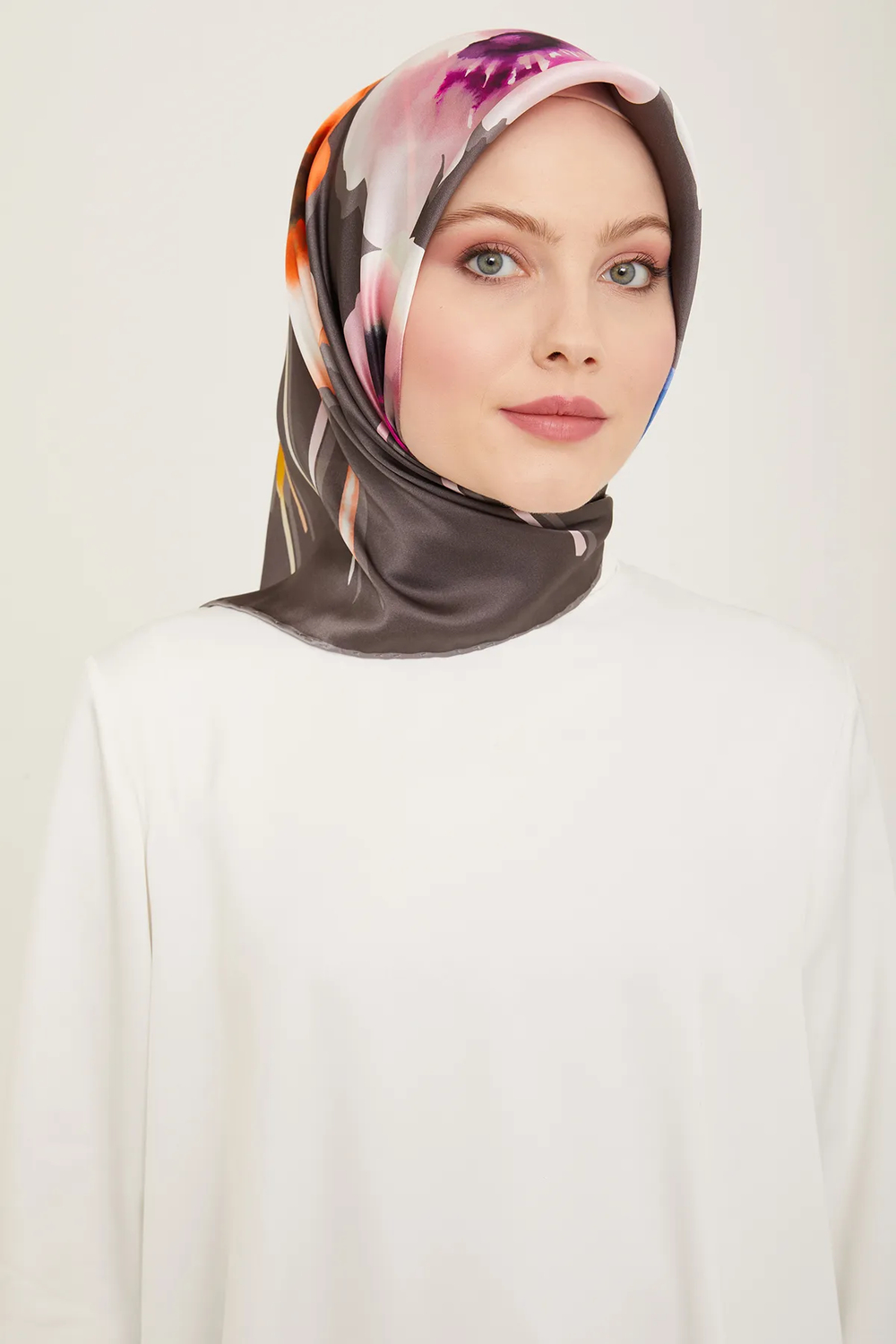 ARMİNE TWILL SAF İPEK EŞARP 9105D 