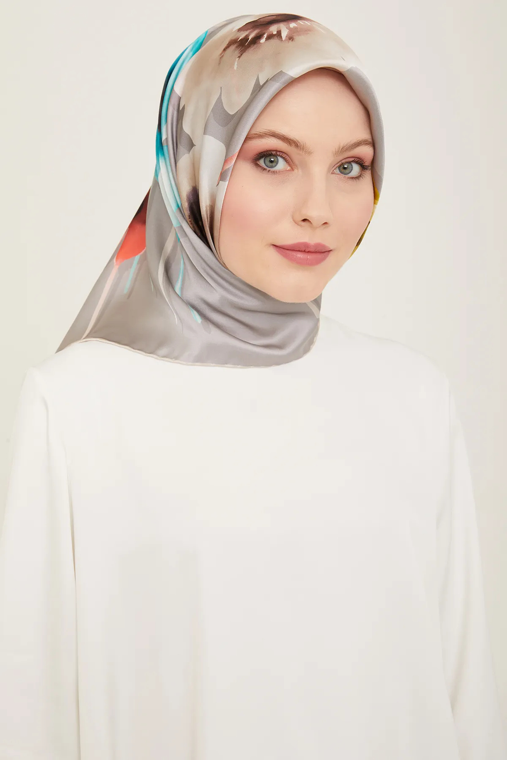 ARMİNE TWILL SAF İPEK EŞARP 9105D 