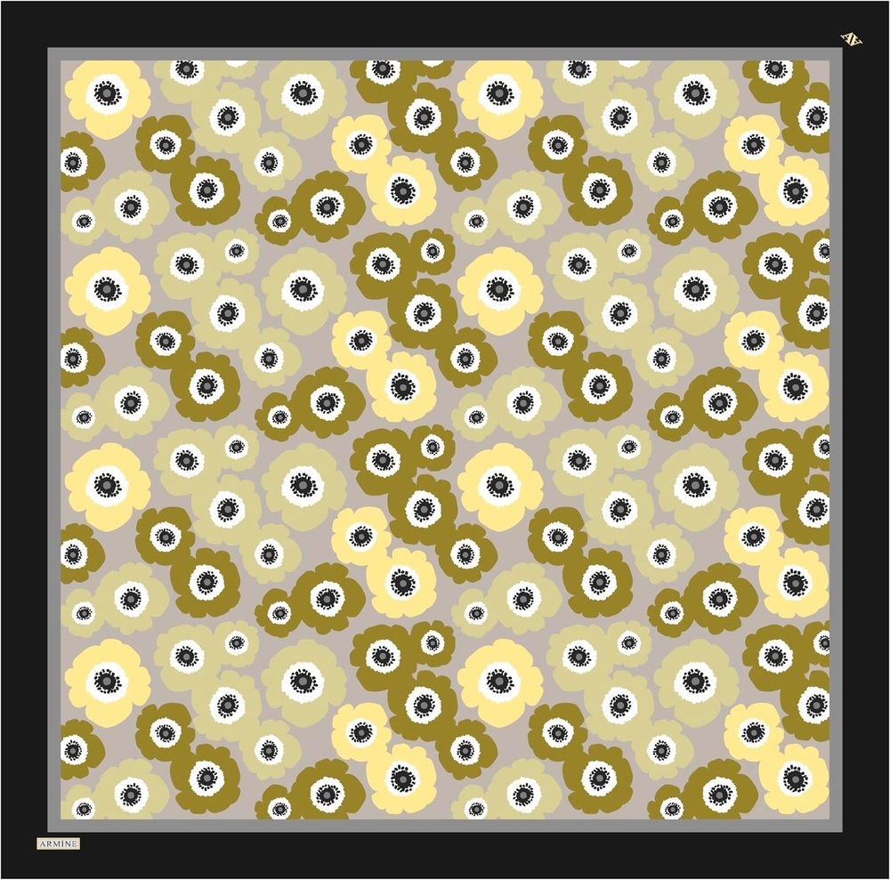 ARMİNE TWILL SAF İPEK EŞARP 9106D 