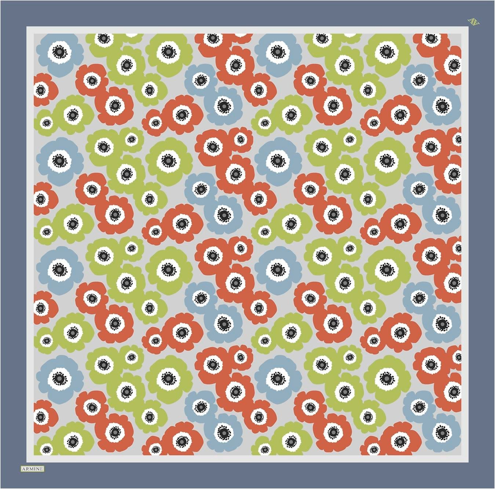 ARMİNE TWILL SAF İPEK EŞARP 9106D 