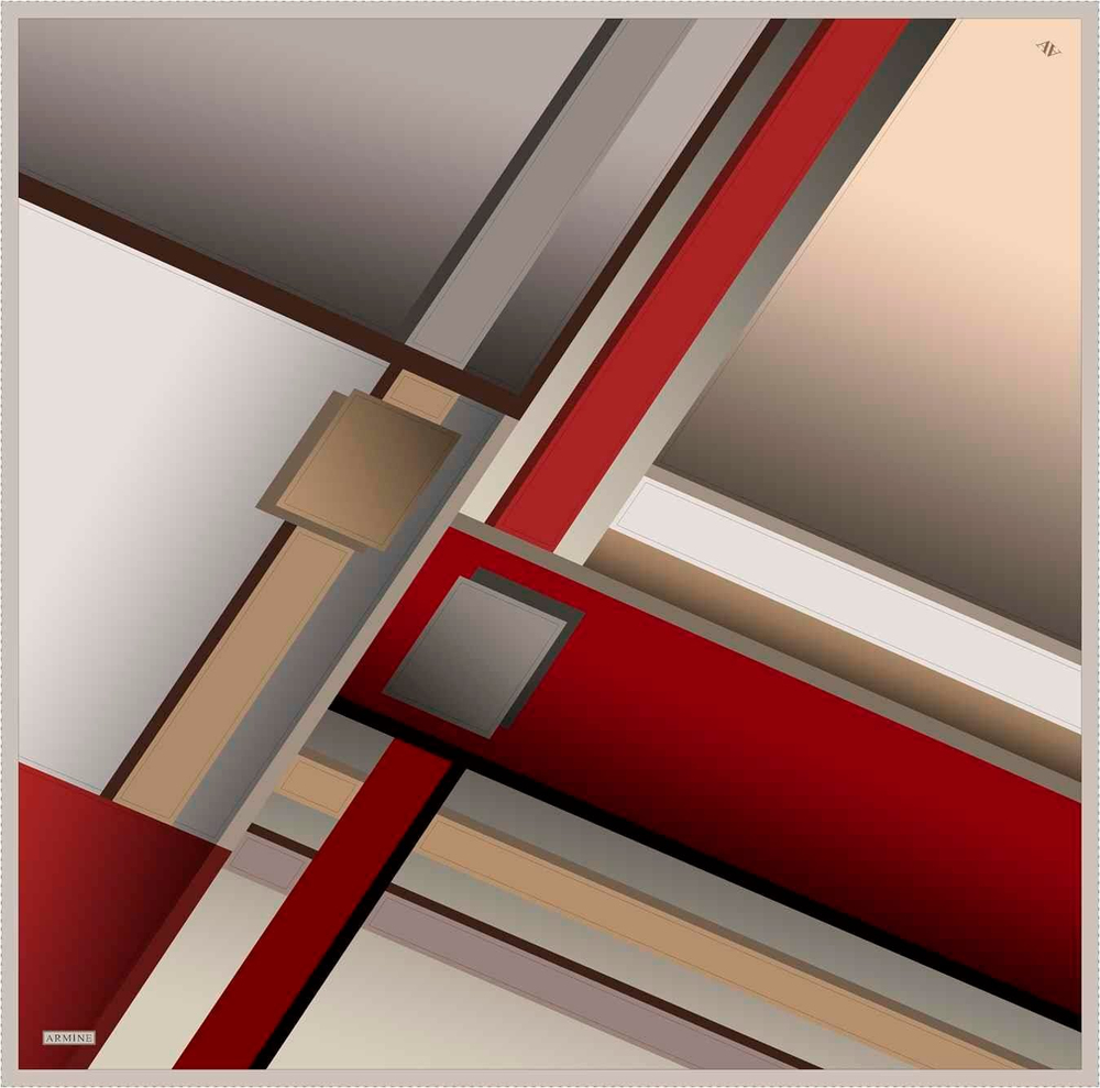 ARMİNE TWILL SAF İPEK EŞARP 9122D 