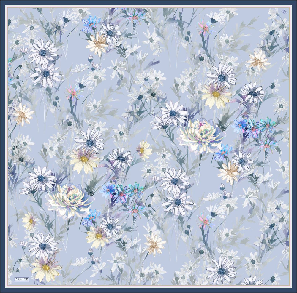 ARMİNE TWILL SAF İPEK EŞARP 9129D 