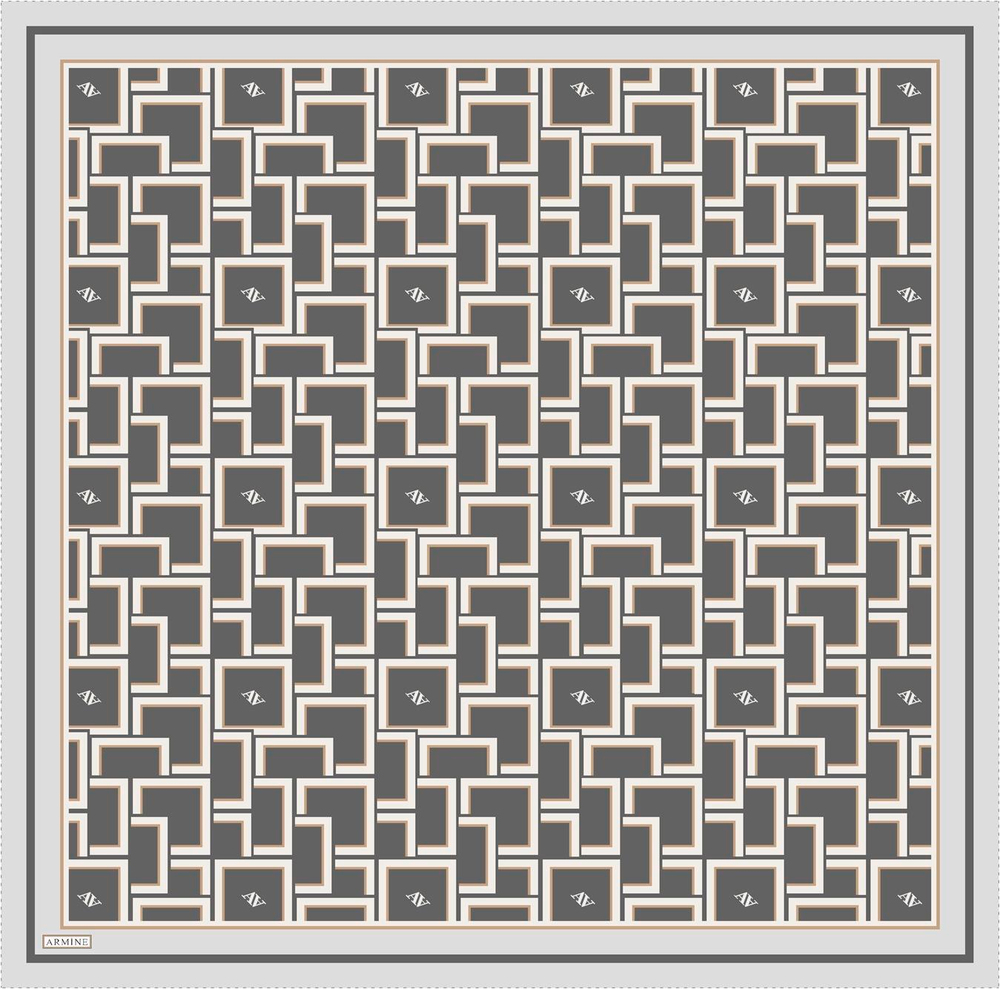 ARMİNE TWILL SAF İPEK EŞARP 9132D 
