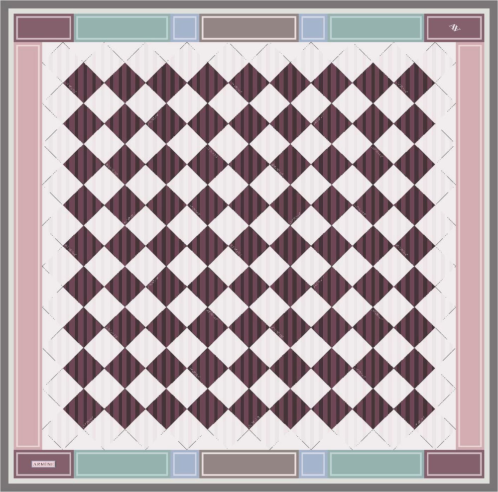 ARMİNE TWILL SAF İPEK EŞARP 9139D 