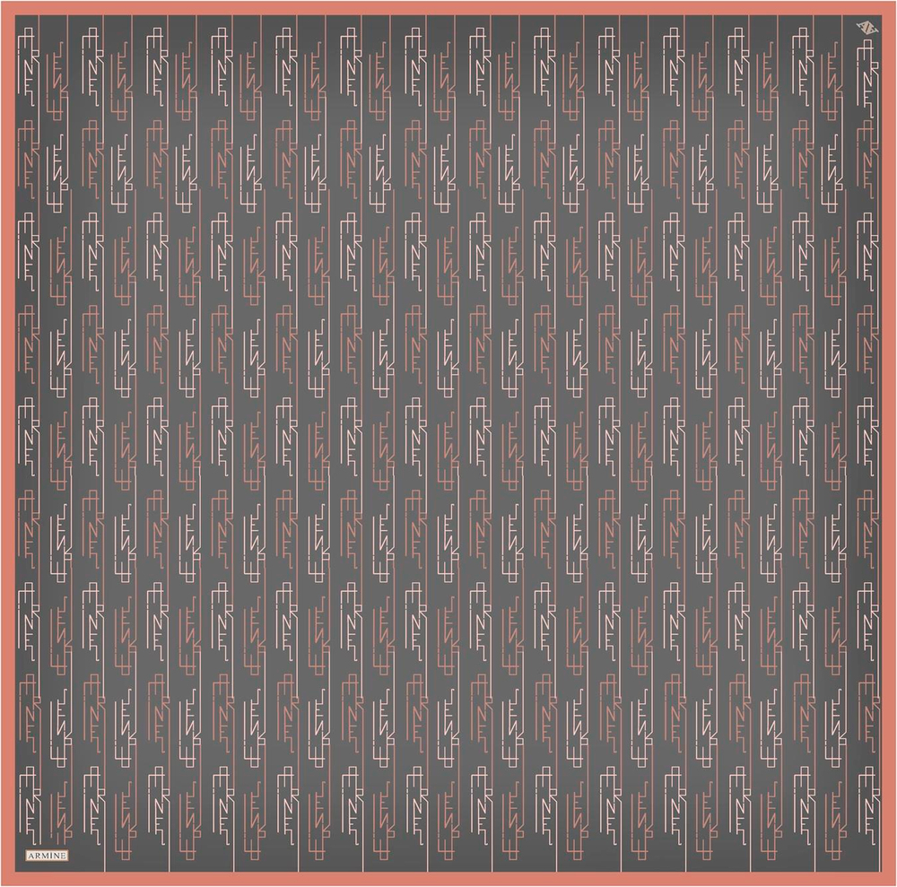 ARMİNE TWILL SAF İPEK EŞARP 9142D 