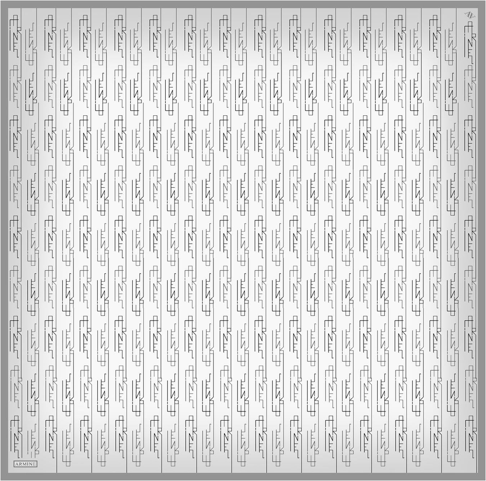 ARMİNE TWILL SAF İPEK EŞARP 9142D 