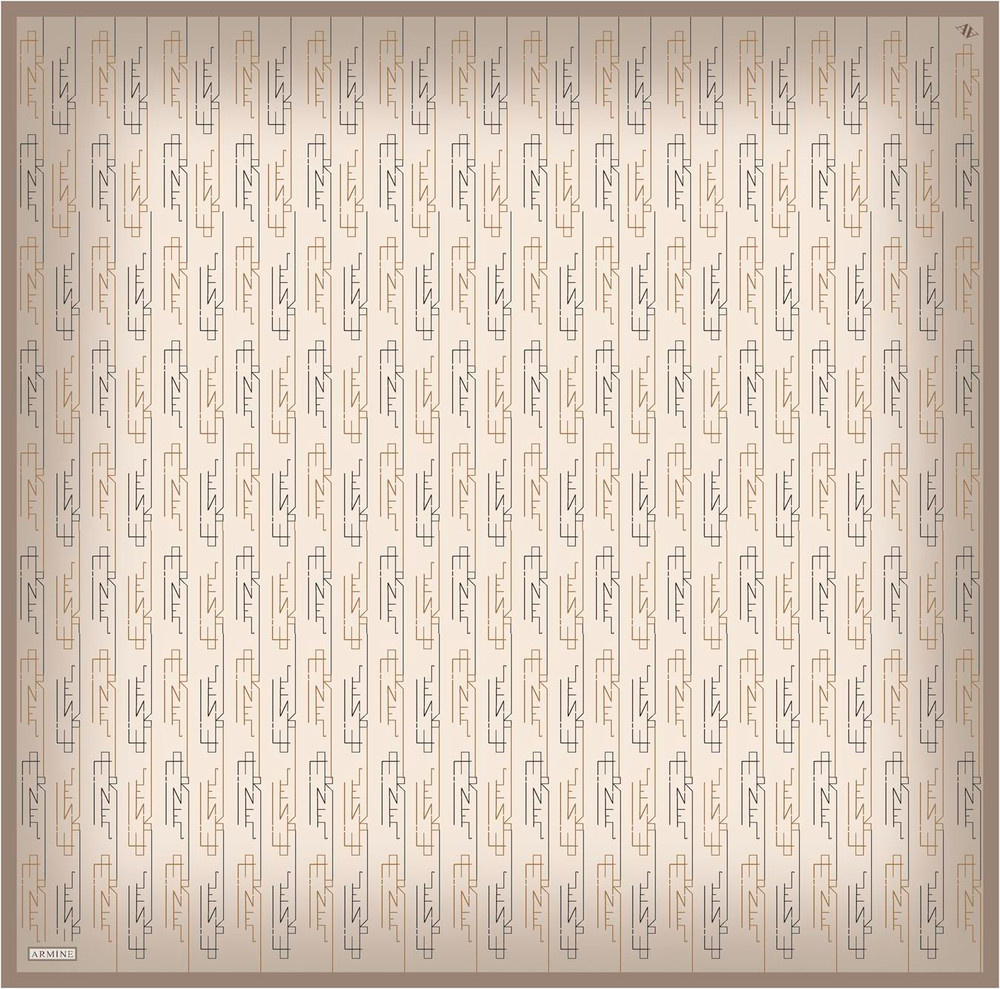 ARMİNE TWILL SAF İPEK EŞARP 9142D 