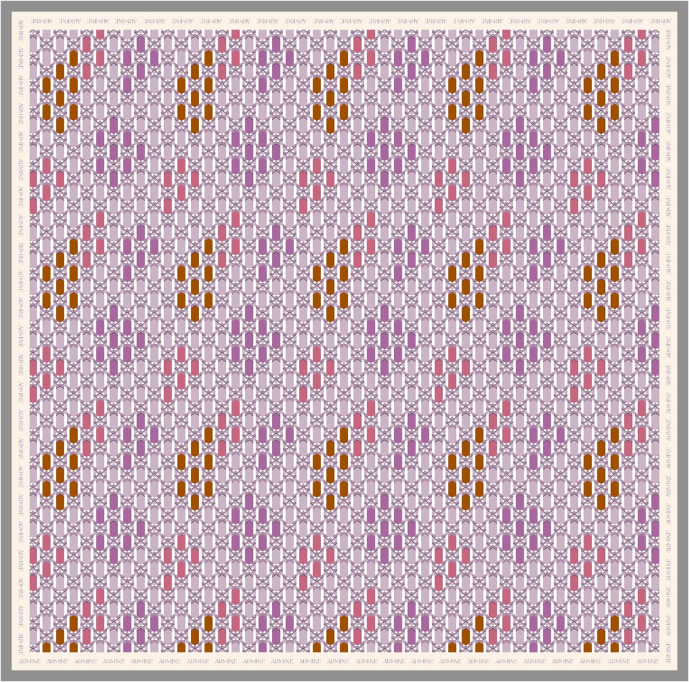 ARMİNE TWILL SAF İPEK EŞARP 9144D 