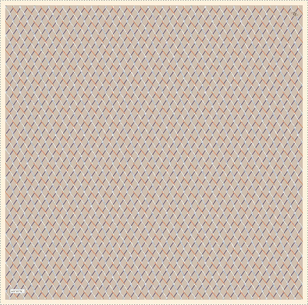 ARMİNE TWILL SAF İPEK EŞARP 9152D 