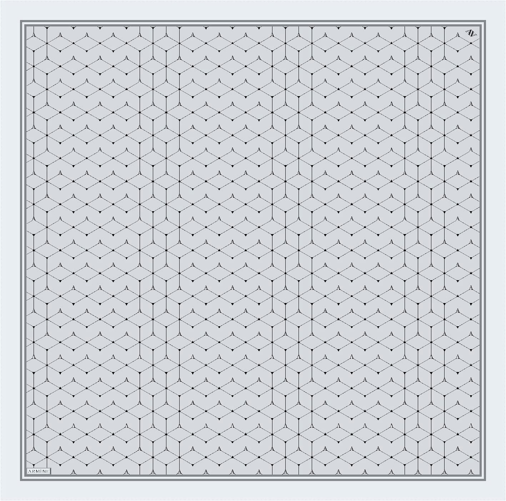 ARMİNE TWILL SAF İPEK EŞARP 9166D 