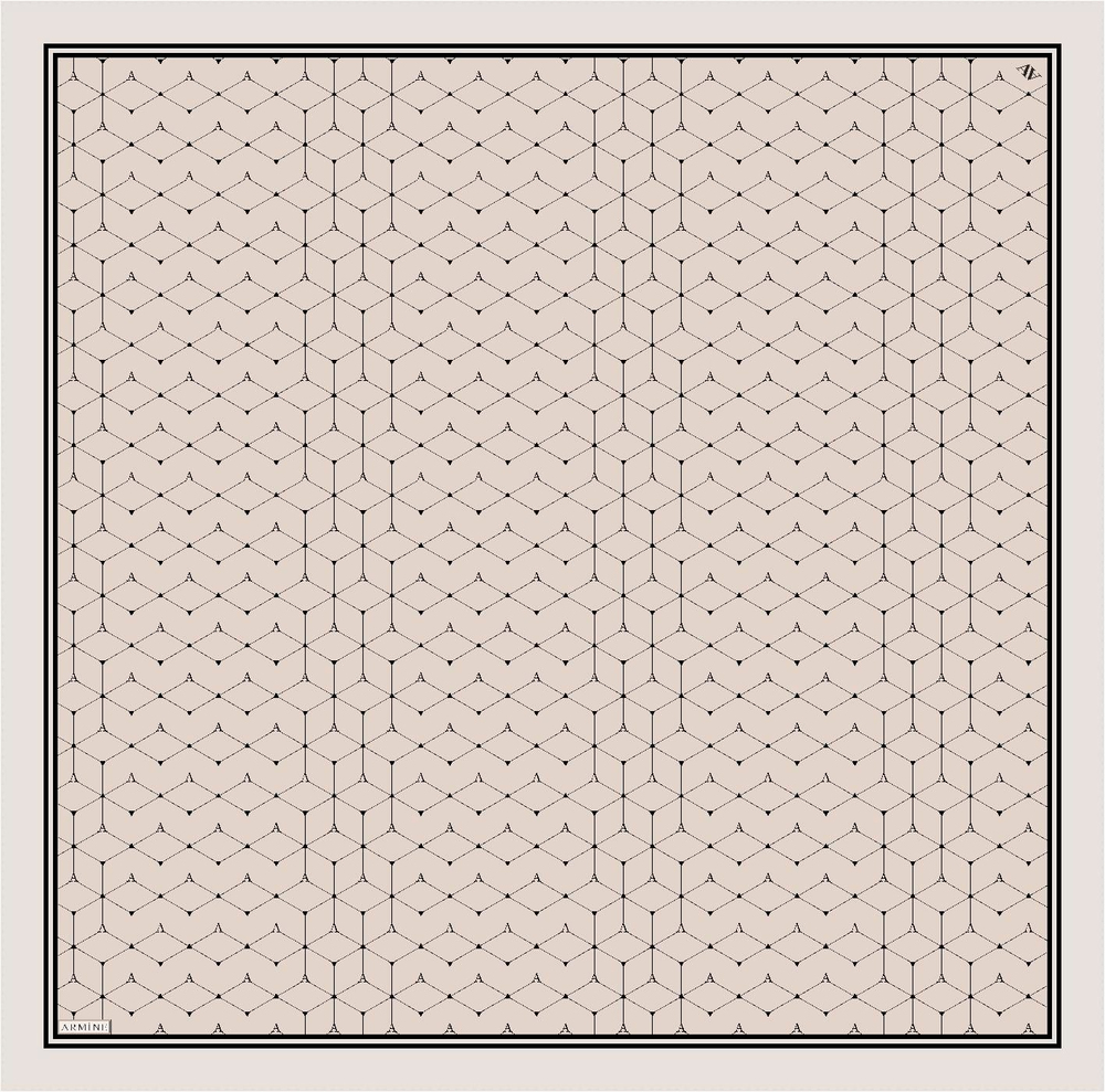 ARMİNE TWILL SAF İPEK EŞARP 9166D 