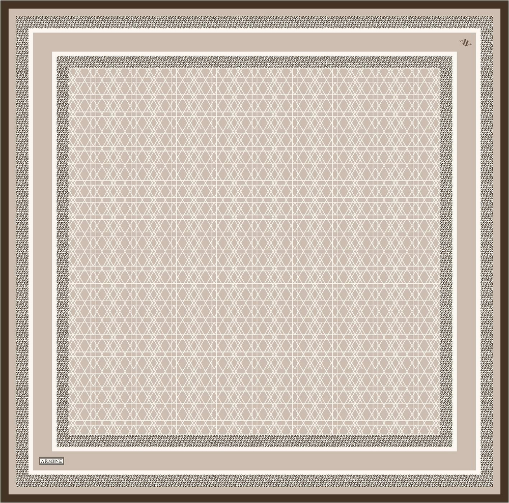 ARMİNE TWILL SAF İPEK EŞARP 9167D 