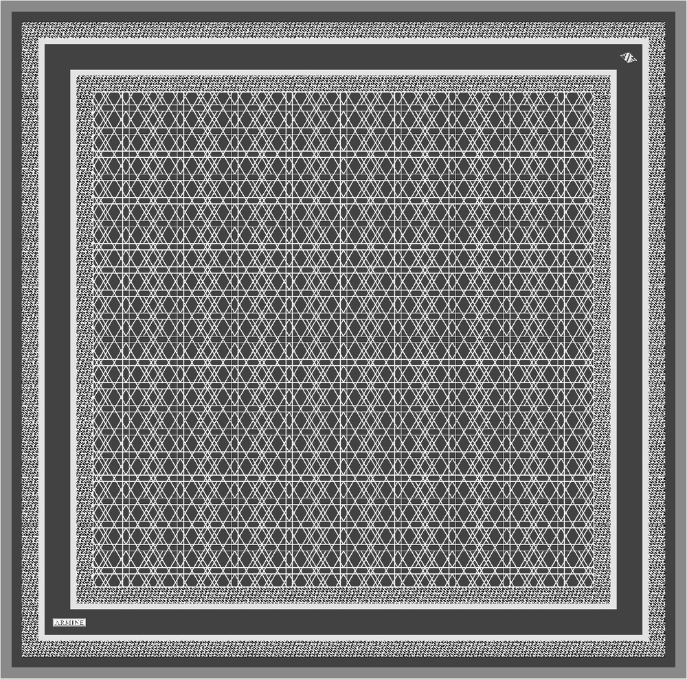 ARMİNE TWILL SAF İPEK EŞARP 9167D 