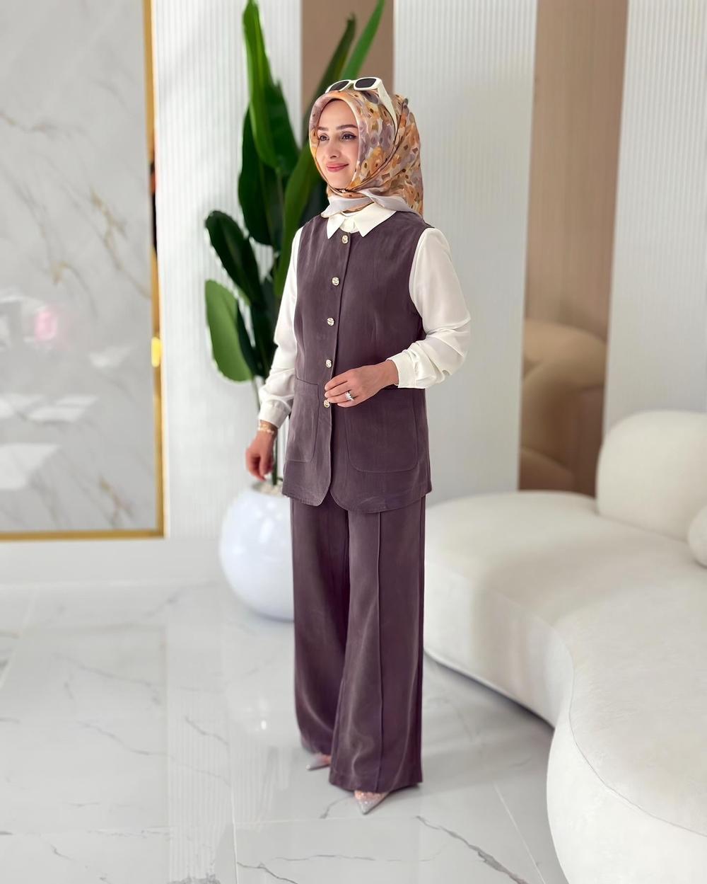 CEPLİ YELEKLİ MODAL TAKIM- 35149