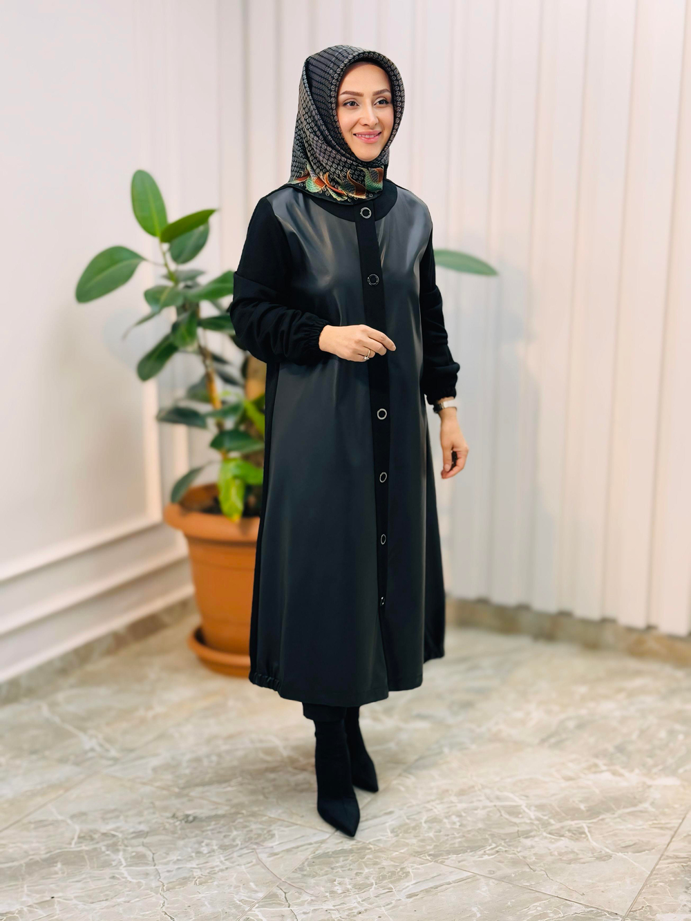 DERİ KOMBİNLİ ÇAKMALI GİY-ÇIK -1226