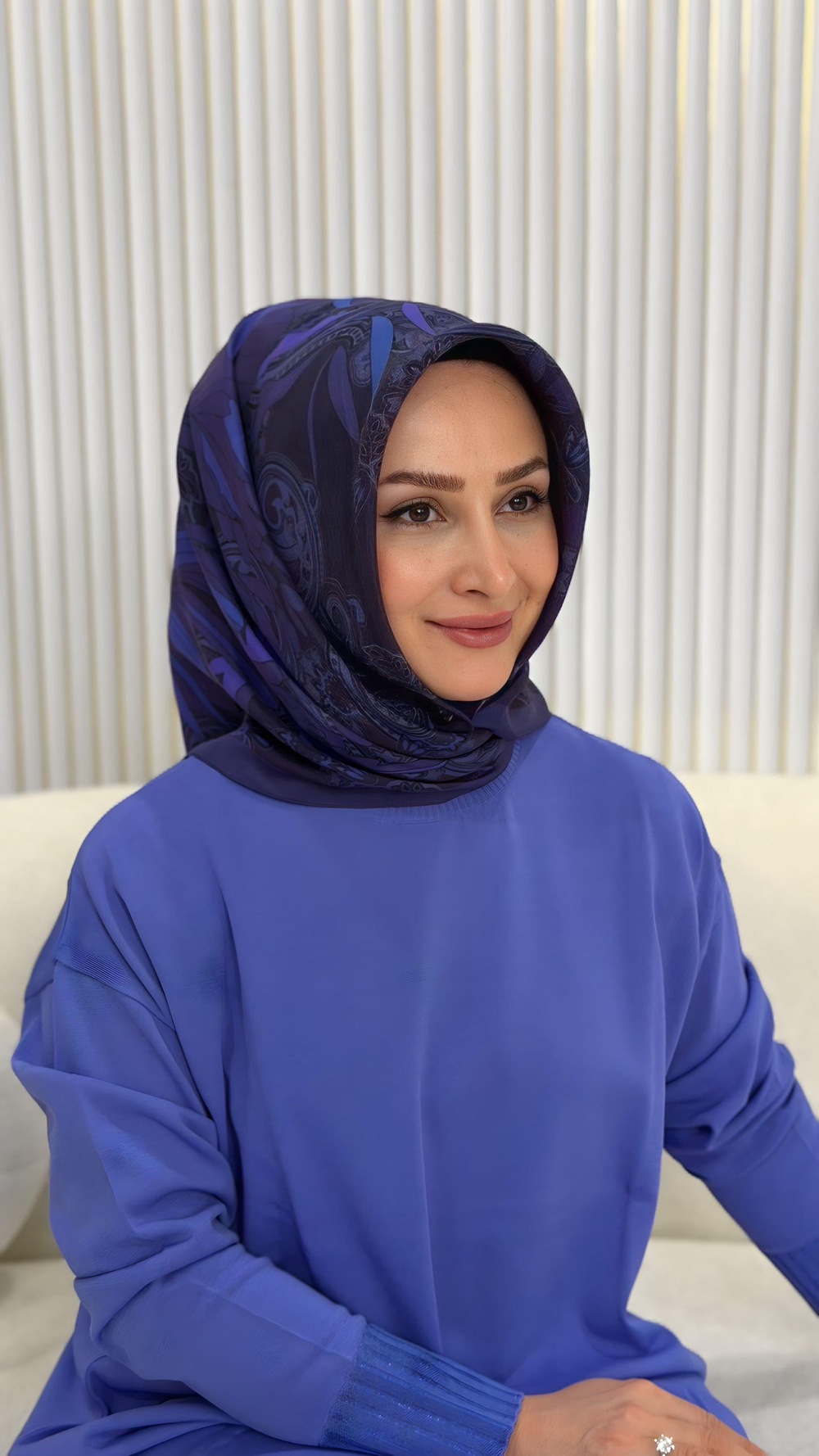 ED SCARF VİSKON FLOŞ EŞARP- ED0013
