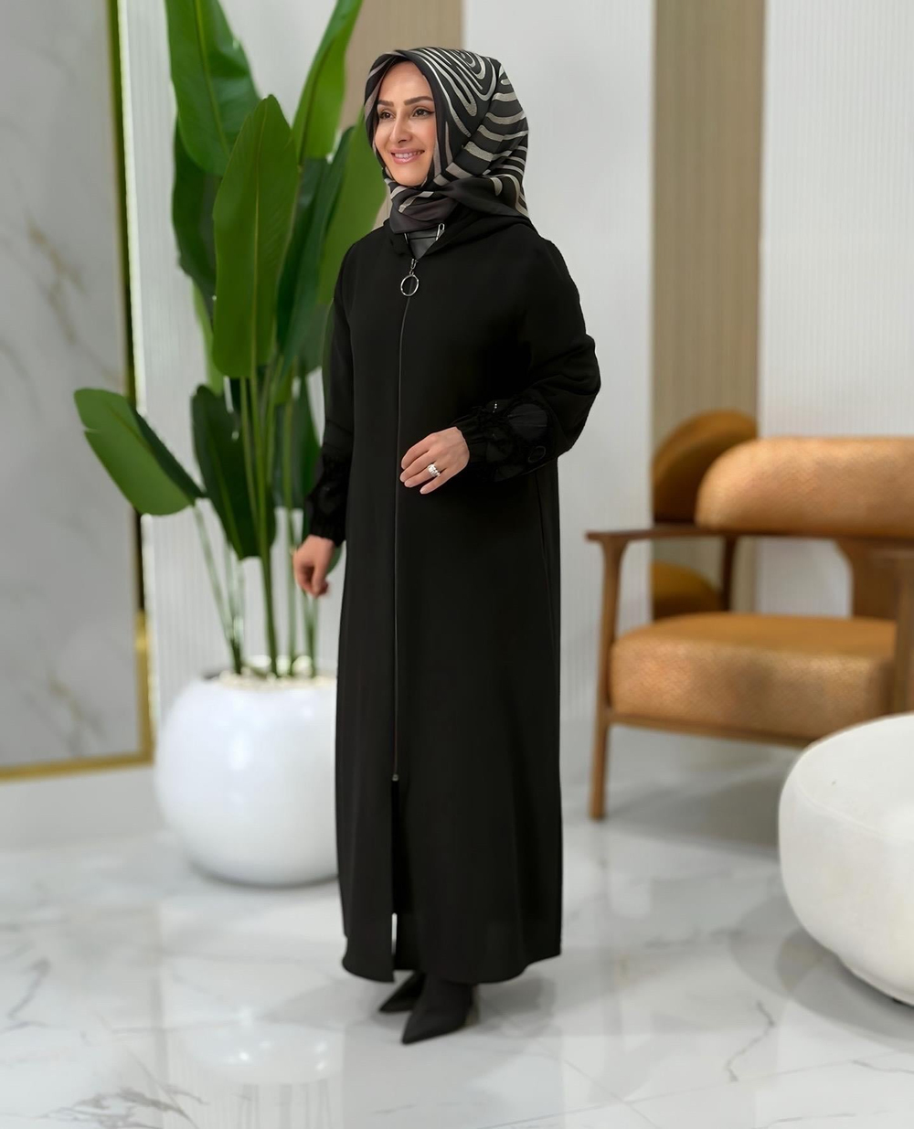 HAYA SIRT DETAYLI GİYÇIK - 1656