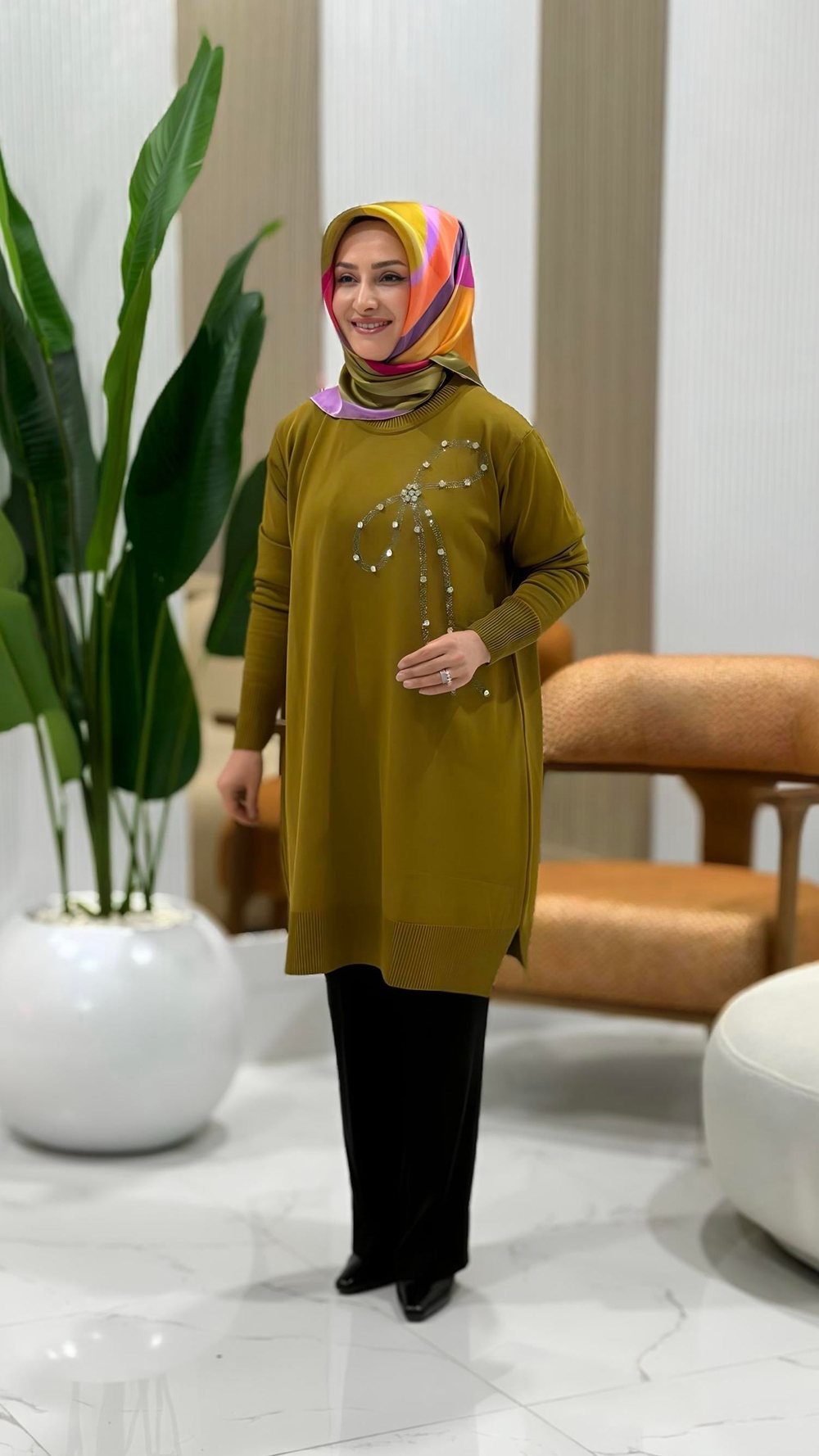 KADO TAŞLI TRİKO TUNİK- 2725029