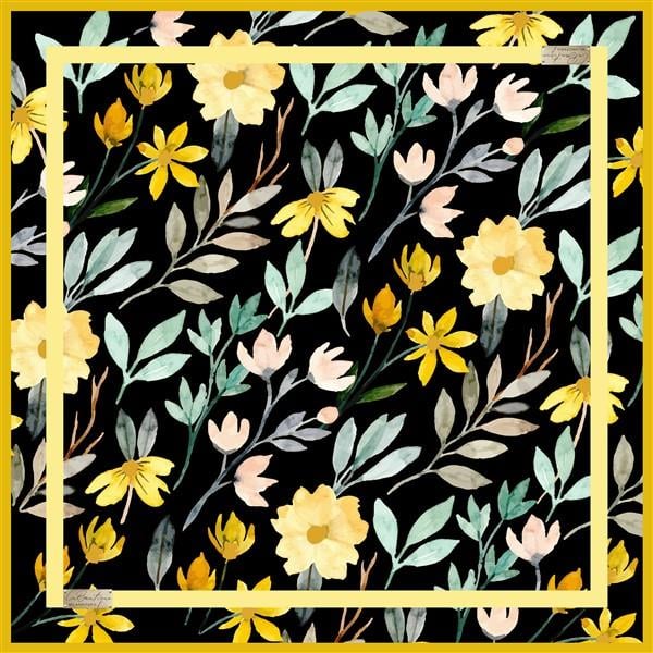 LA BOUTIQUE 1918 SURA İPEK EŞARP - 04 - 90X90