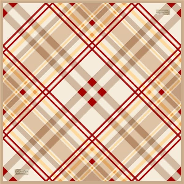 LA BOUTIQUE 1963 SURA İPEK EŞARP - 01 - 90X90