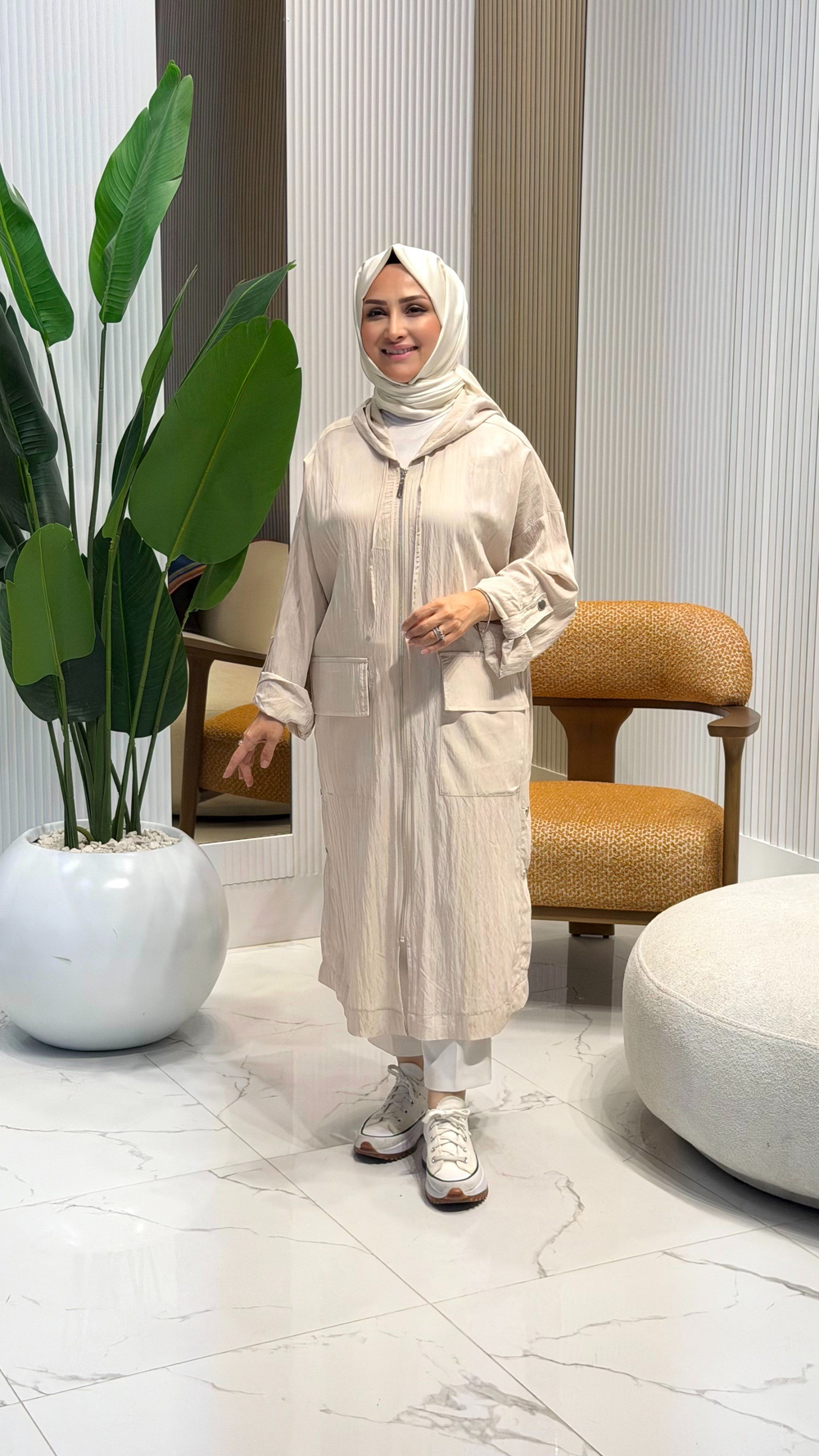 YANLARI ÇITÇITLI OVERSİZE KAP BEJ 37444