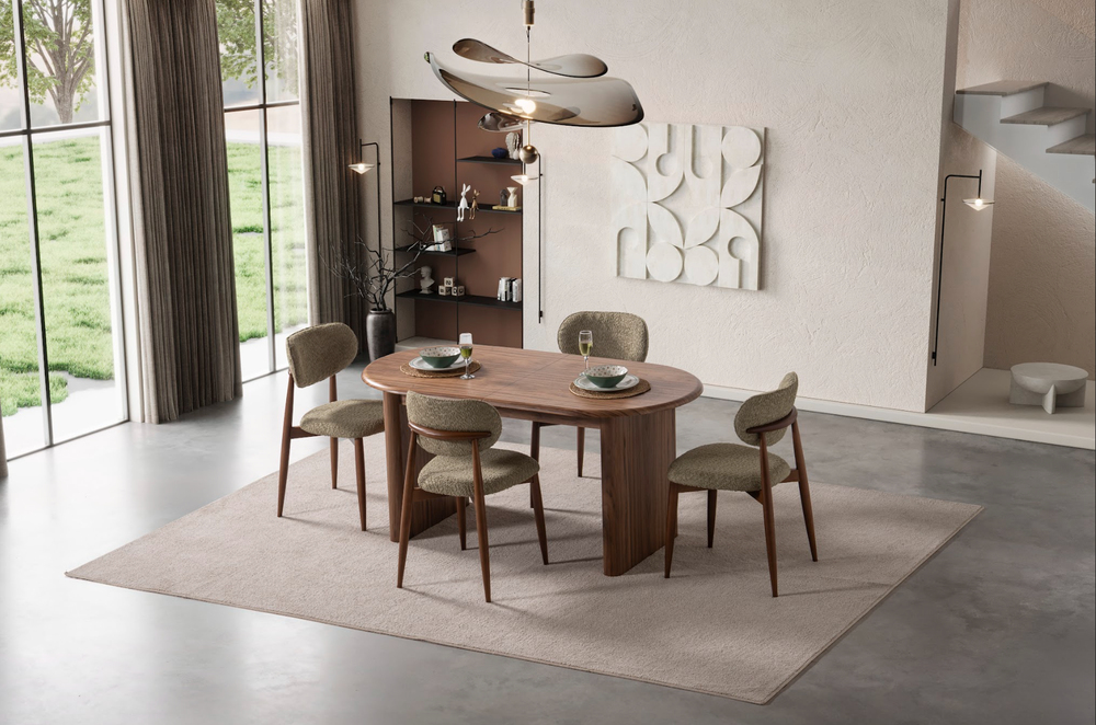 BELEN CEVİZ MASA TAKIMI