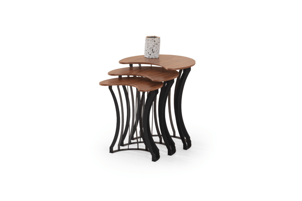 CARMEN BLACK ZİGON SEHPA
