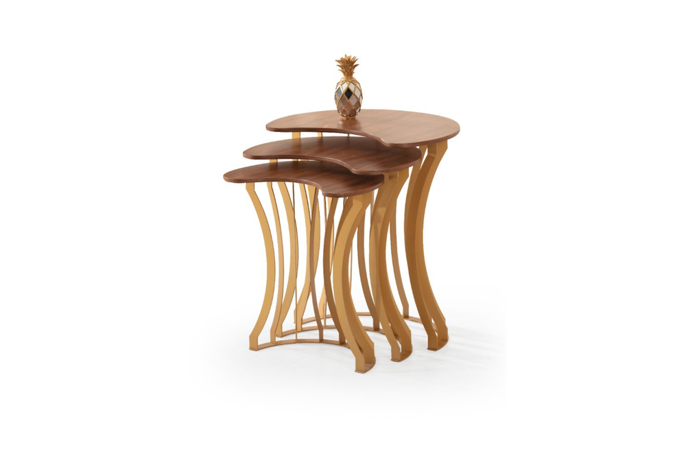 CARMEN BRASS ZİGON SEHPA