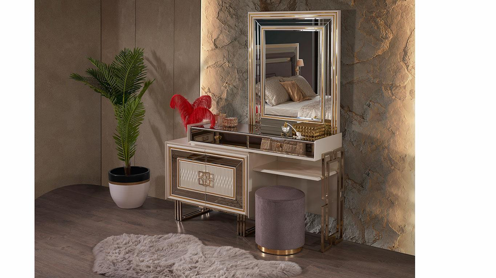 MİLANO AYNALI ŞİFONYER