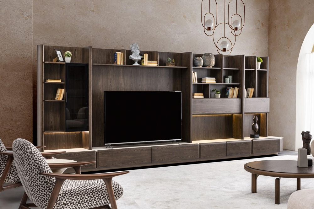 MORPHOSE KİTAPLIKLI DUVAR ÜNİTESİ 