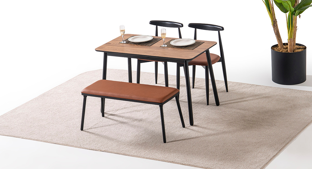 VERA SİYAH MASA TAKIMI