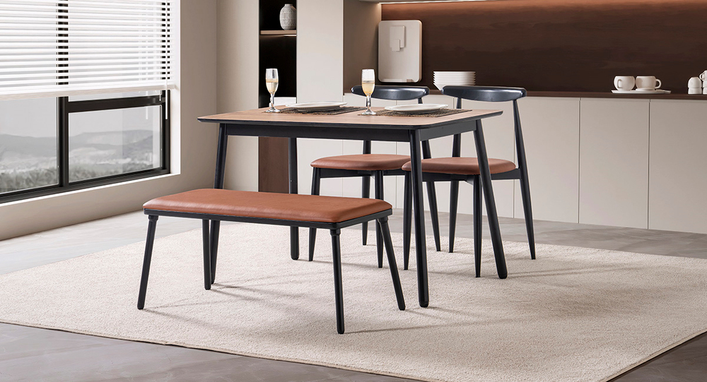 VERA SİYAH MASA TAKIMI