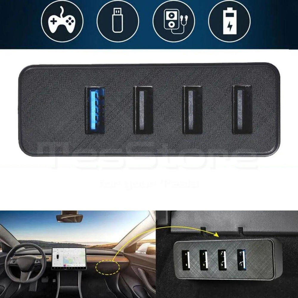 Tesla USB Hud (Torpido USB Çoğaltıcı)
