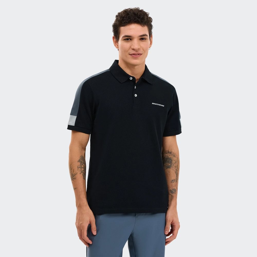M Color Block Detail Polo