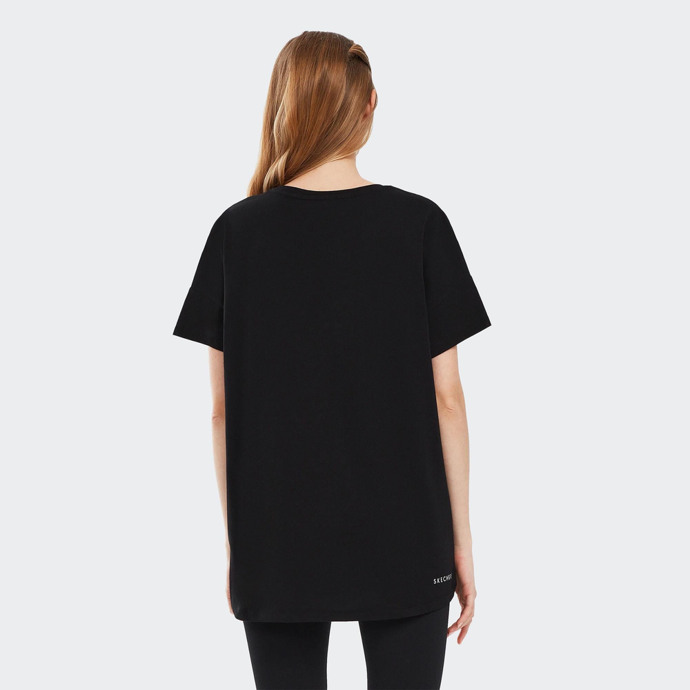 W Crew Neck Graphic Tee Shirt