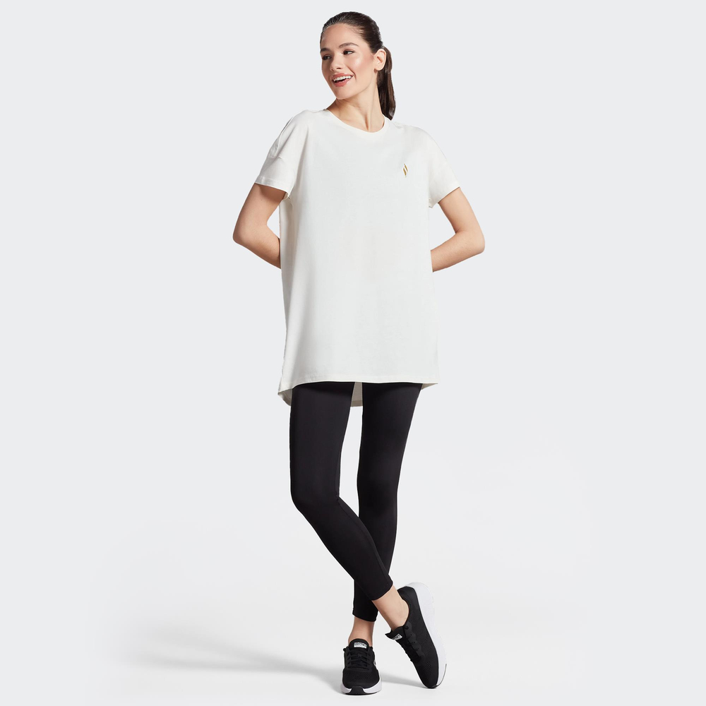 W Crew Neck Graphic Tee Shirt