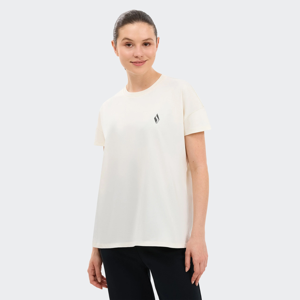 W Crew Neck Graphic Tee T-Shirt