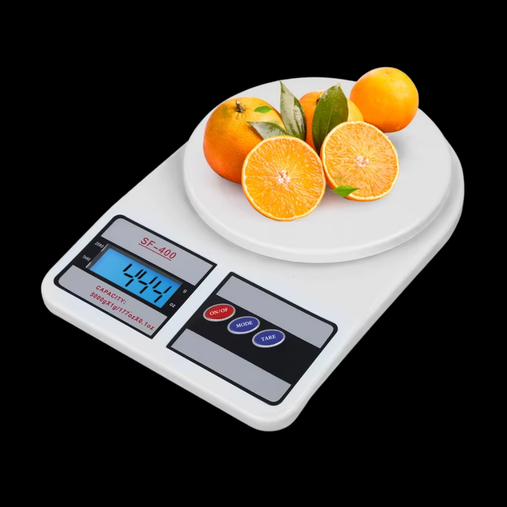 LCD Ekranlı Dijital Hassas Mutfak Terazisi – 10 Kg Kapasiteli, 1 g Hassasiyetli Elektronik Tartı