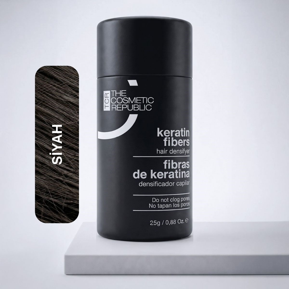 The Cosmetic Republic Dolgunlaştırıcı Keratin Saç Fiberi 25 gr – Siyah