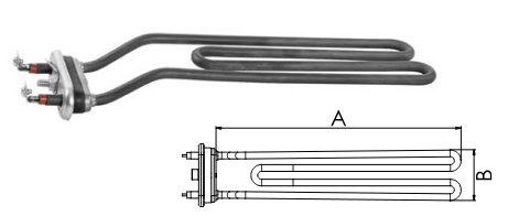 TEKNİK ISISAN F5133-1P KAZAN REZİSTANSI (EĞRİ)